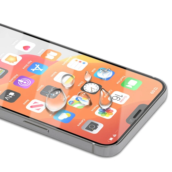 İPhone 12 Mini 5.4 Full Glue Tempered Cam Ekran Koruyucu Full Kaplama-(1903)