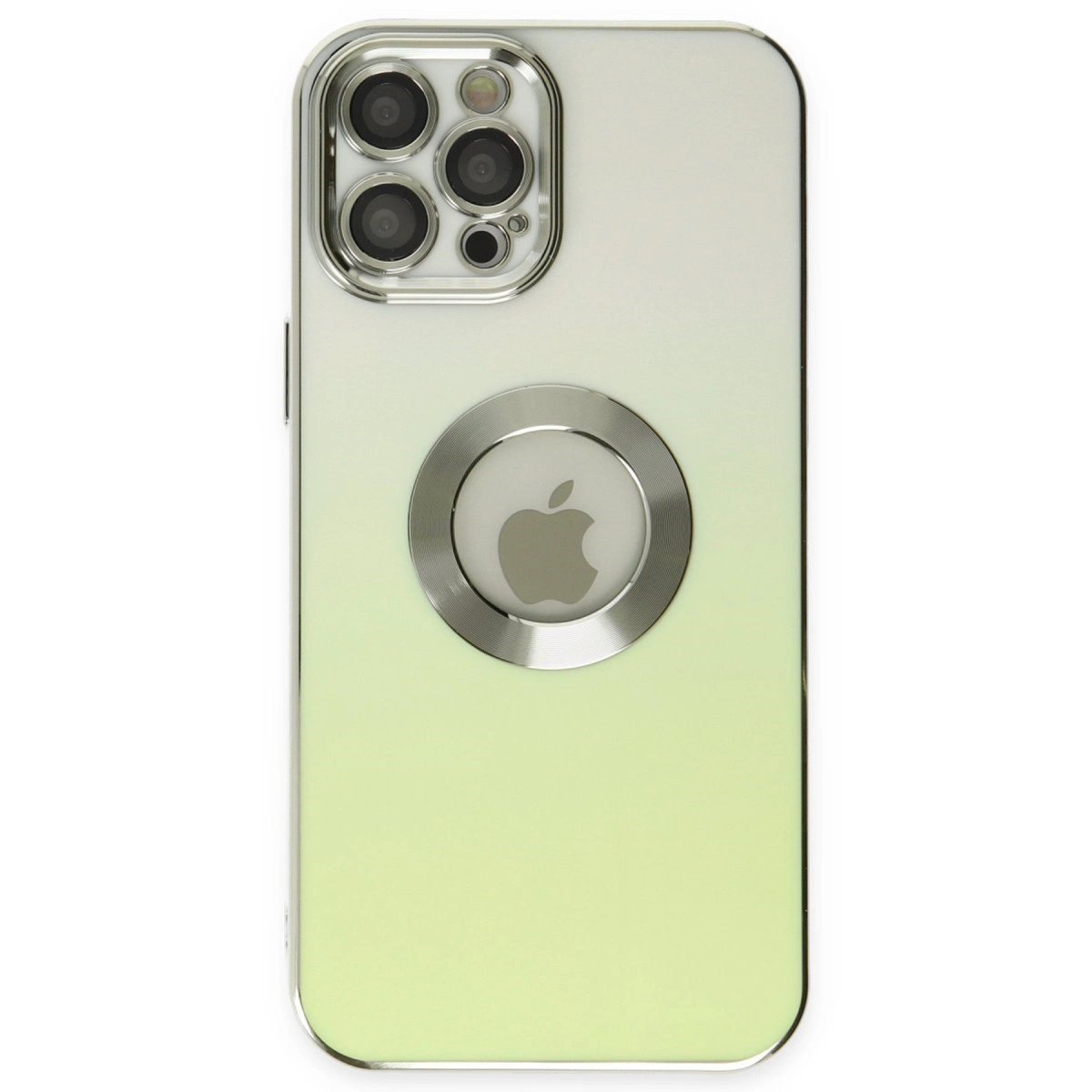 İphone 12 Pro Kılıf Best Silikon - Yeşil