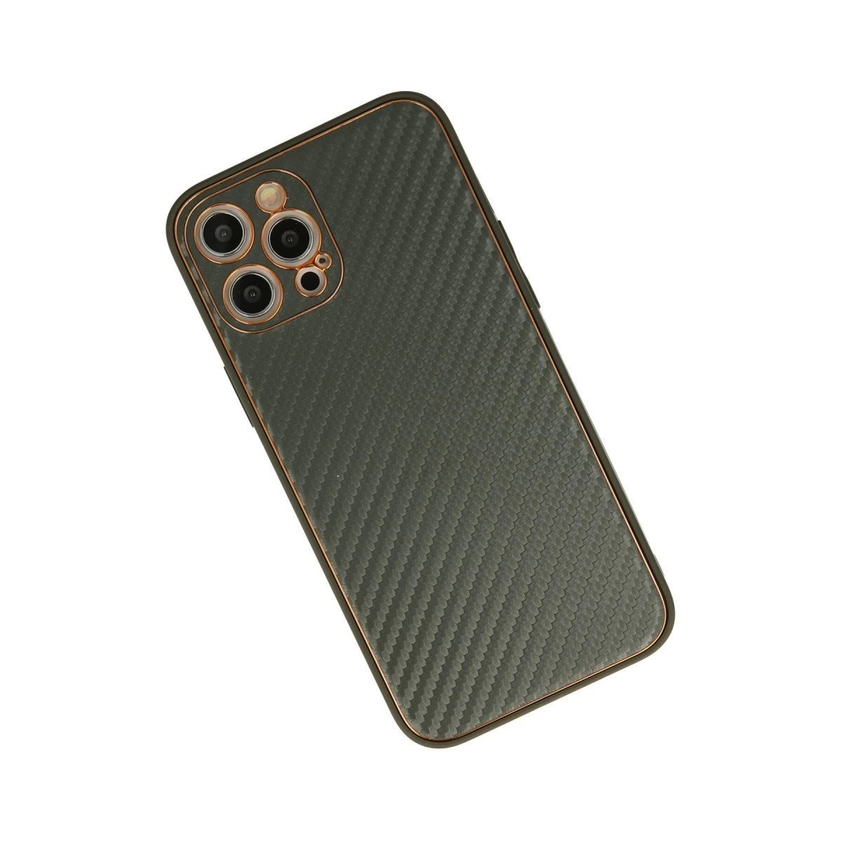 İphone 12 Pro Kılıf Coco Karbon Silikon - Füme