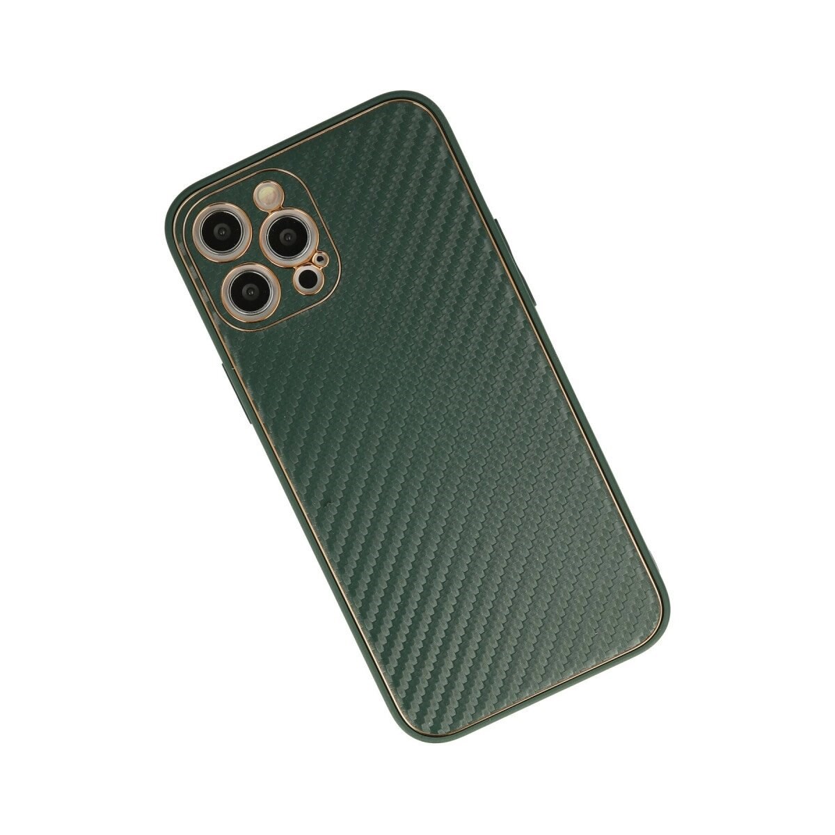 İphone 12 Pro Kılıf Coco Karbon Silikon - Yeşil
