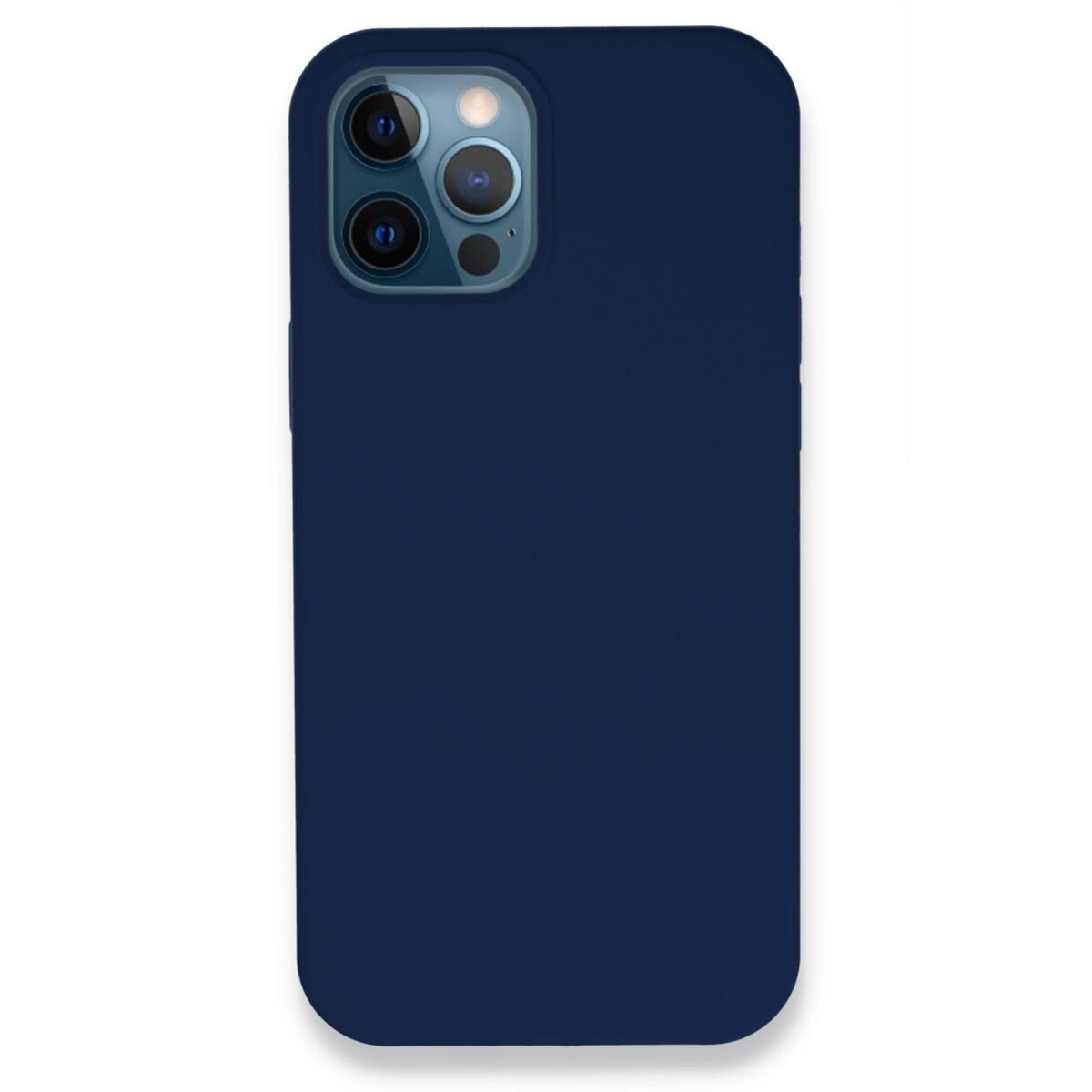 İphone 12 Pro Kılıf Lansman Legant Silikon - Lacivert