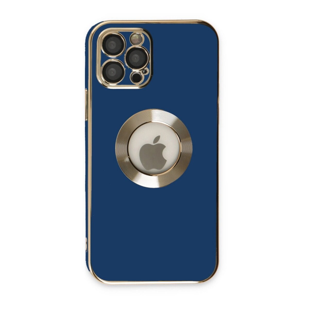 İphone 12 Pro Kılıf Store Silikon - Mavi