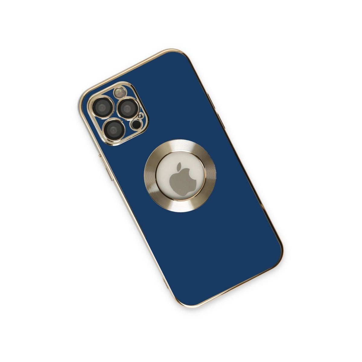 İphone 12 Pro Kılıf Store Silikon - Mavi