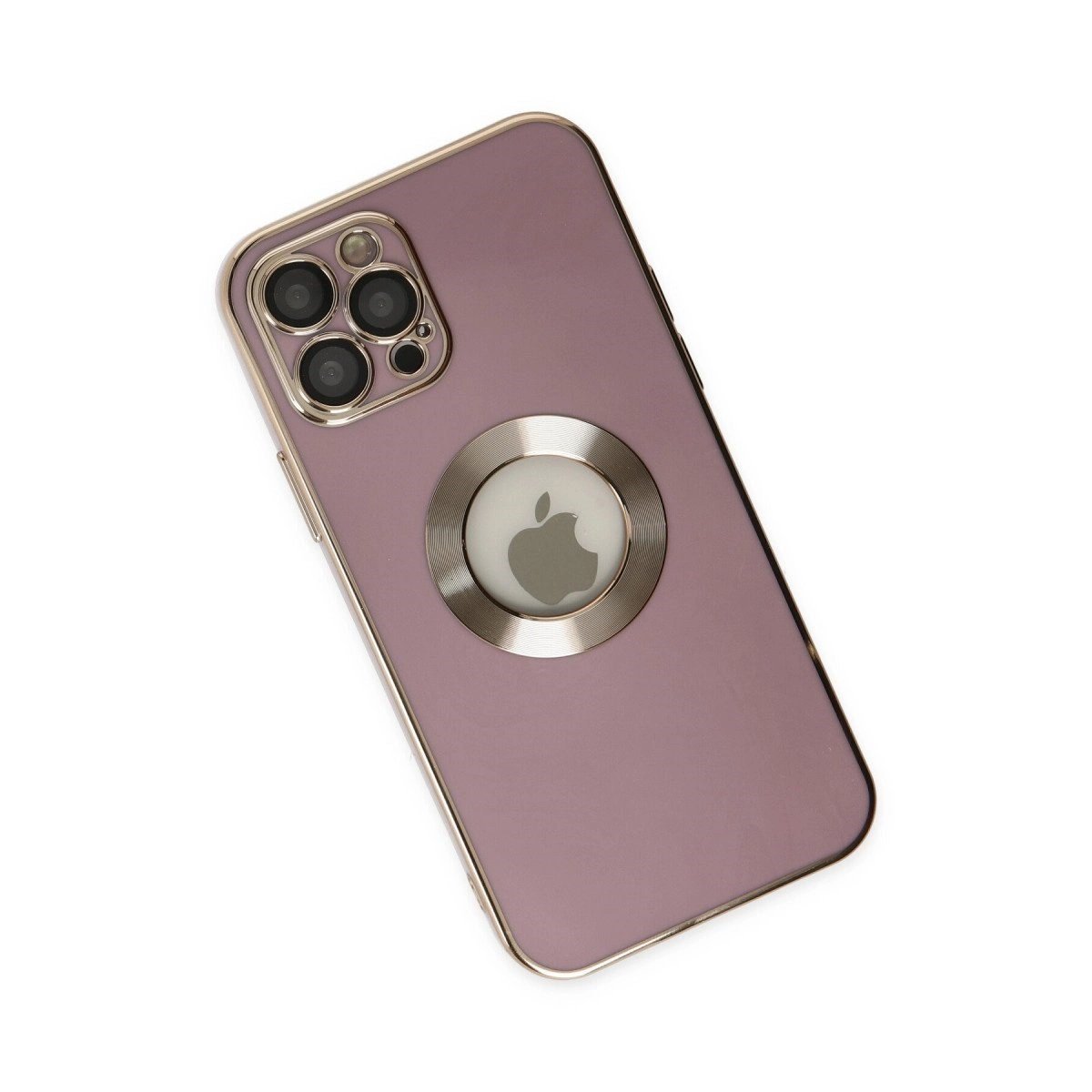 İphone 12 Pro Kılıf Store Silikon - Mor