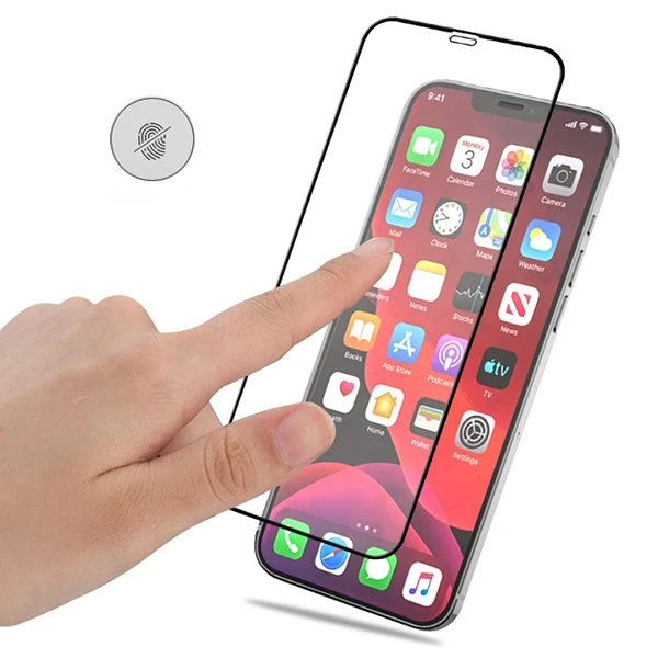 İPhone 12 Pro Max 6.7 Full Glue Tempered Cam Ekran Koruyucu Full Kaplama-(1903)