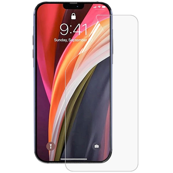 iPhone 12 Pro Max 6.7 Full Kaplama Hidrojel Film Full Ekran Koruyucu-(1903)