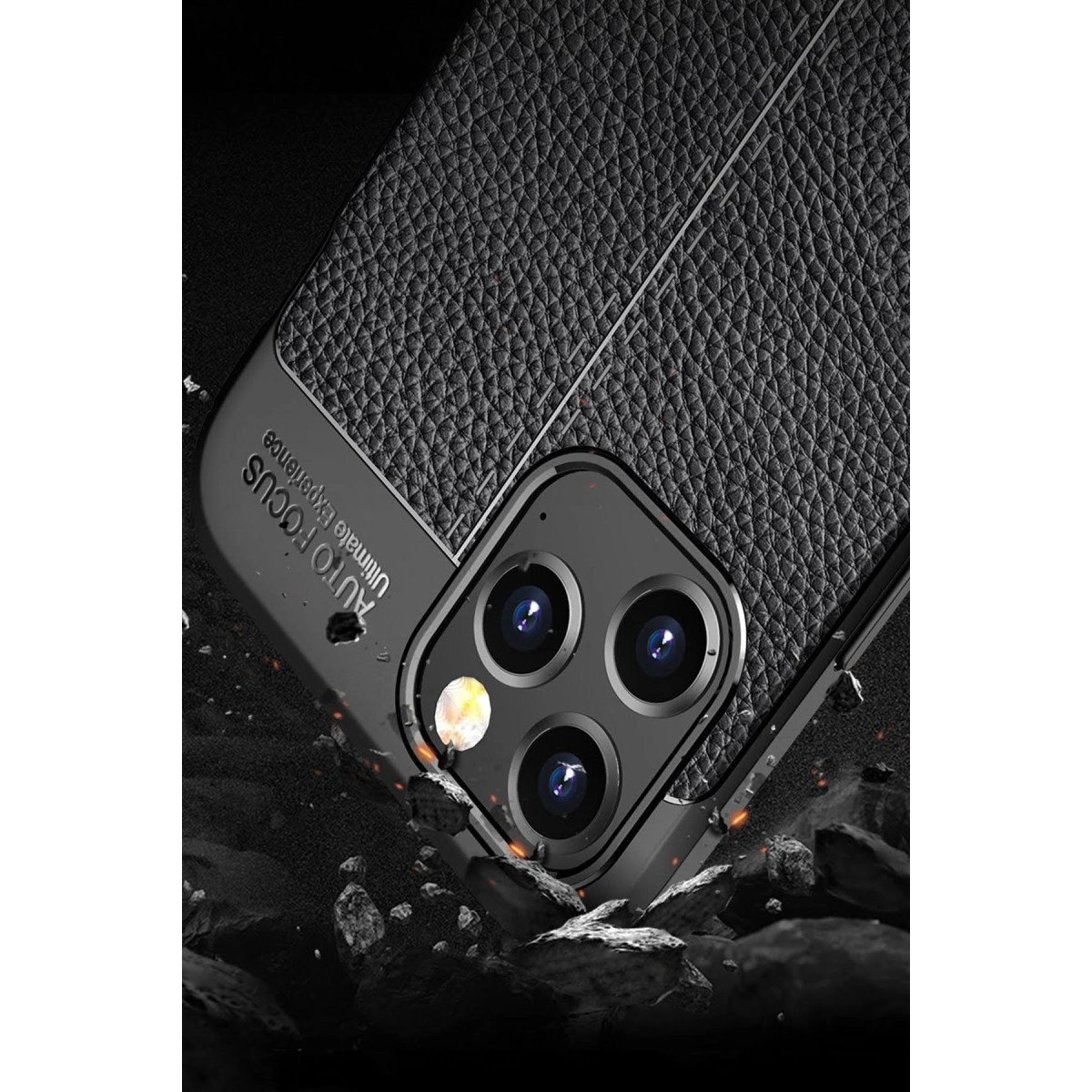 İphone 12 Pro Max Kılıf Auto Focus Kapak - Kırmızı