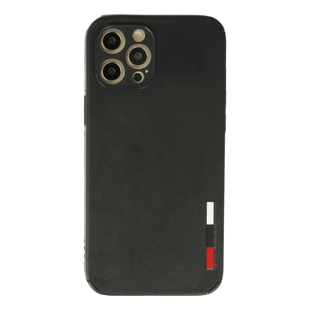 İphone 12 Pro Max Kılıf Loop Deri Silikon - Siyah