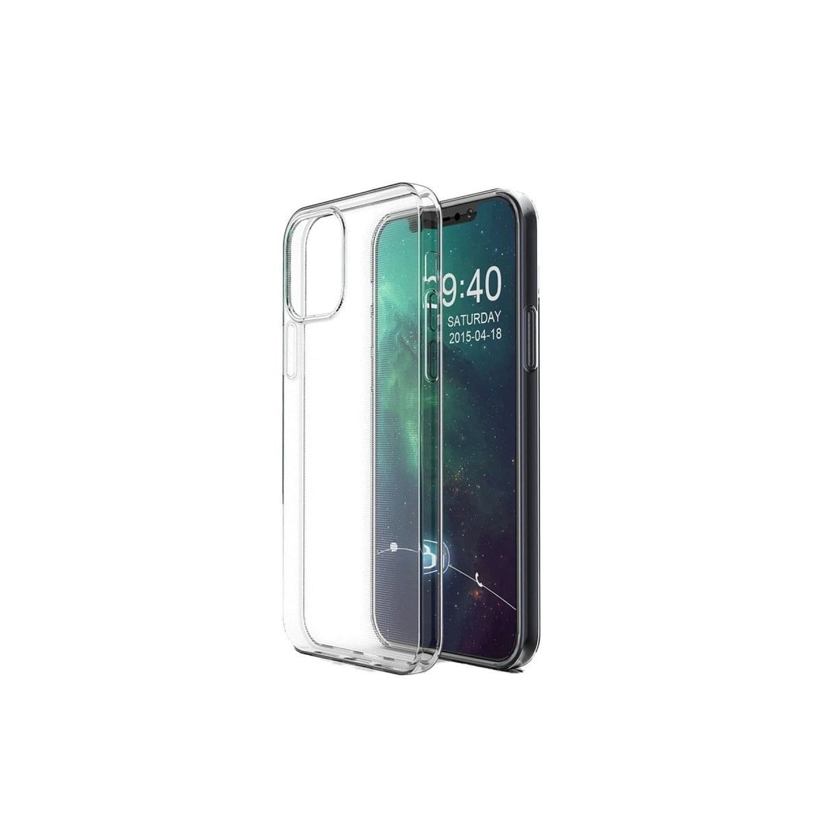İphone 12 Pro Max Kılıf Lüx Şeffaf Silikon