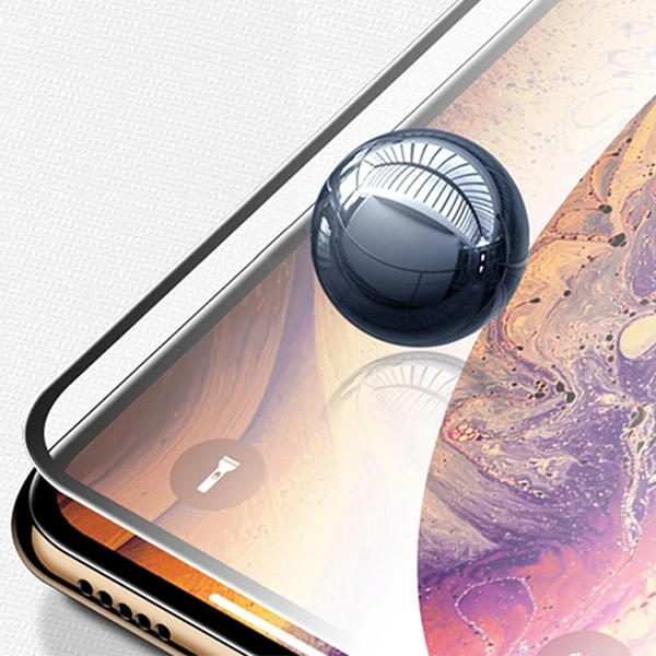 iPhone 12/12 Pro 6.1 3D Full High Aluminum Tempered Cam Ekran Koruyucu-(1903)