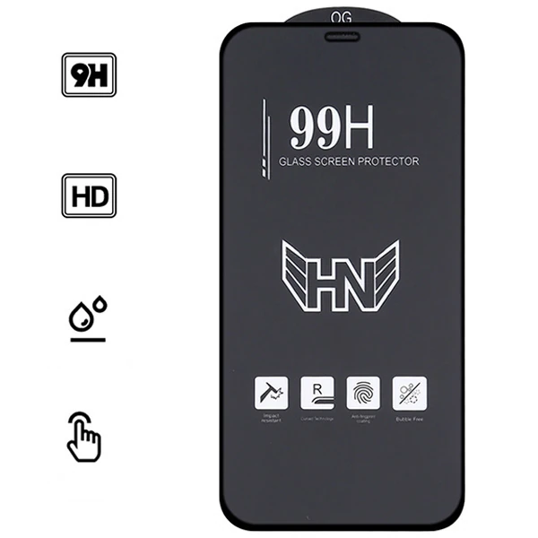 iPhone 12/12 Pro 6.1 3D Full High Aluminum Tempered Cam Ekran Koruyucu-(1903)