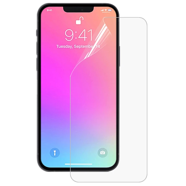 iPhone 13 Mini 5.4 Full Kaplama Hidrojel Film Full Ekran Koruyucu-(1903)