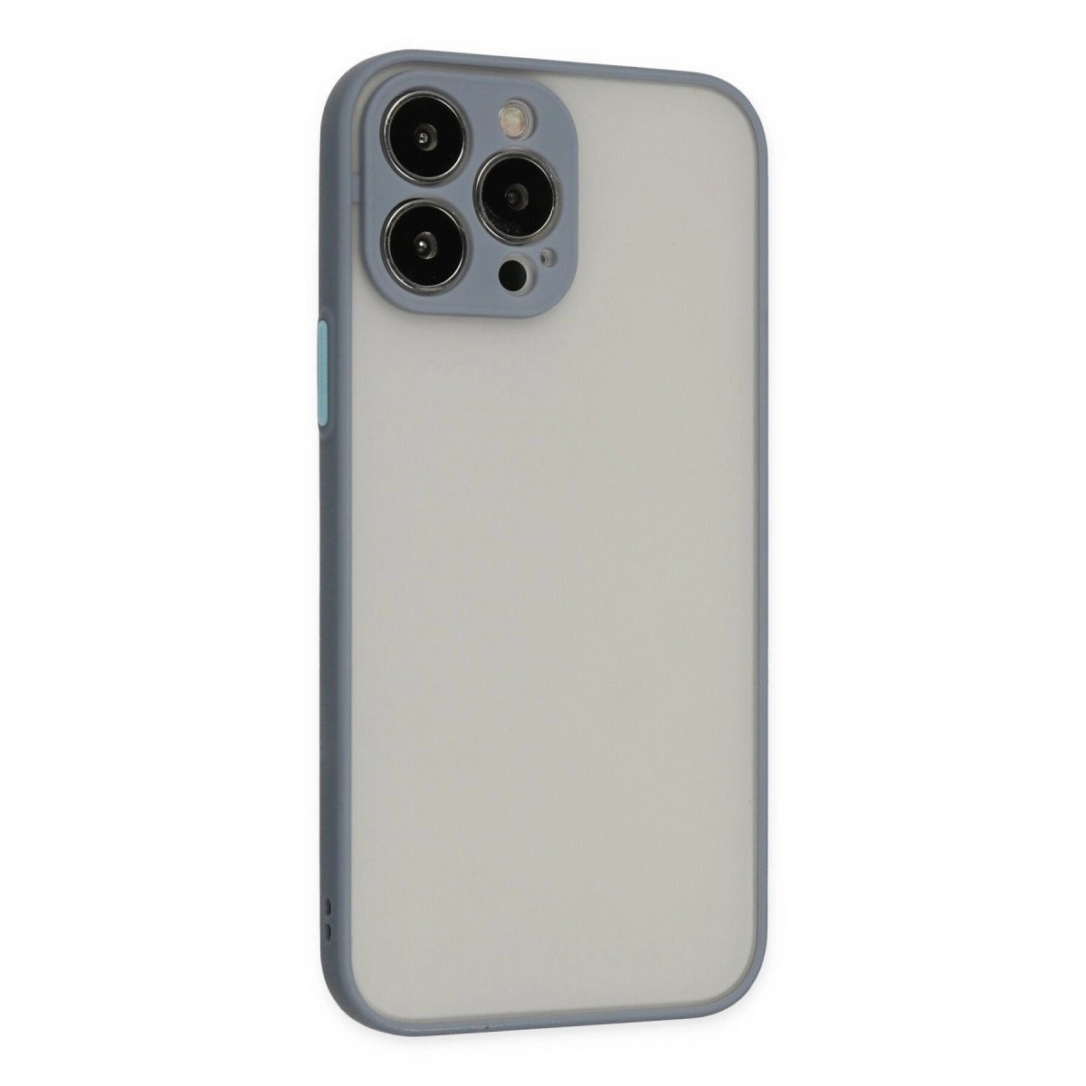 İphone 13 Pro Kılıf Montreal Silikon Kapak - Gri