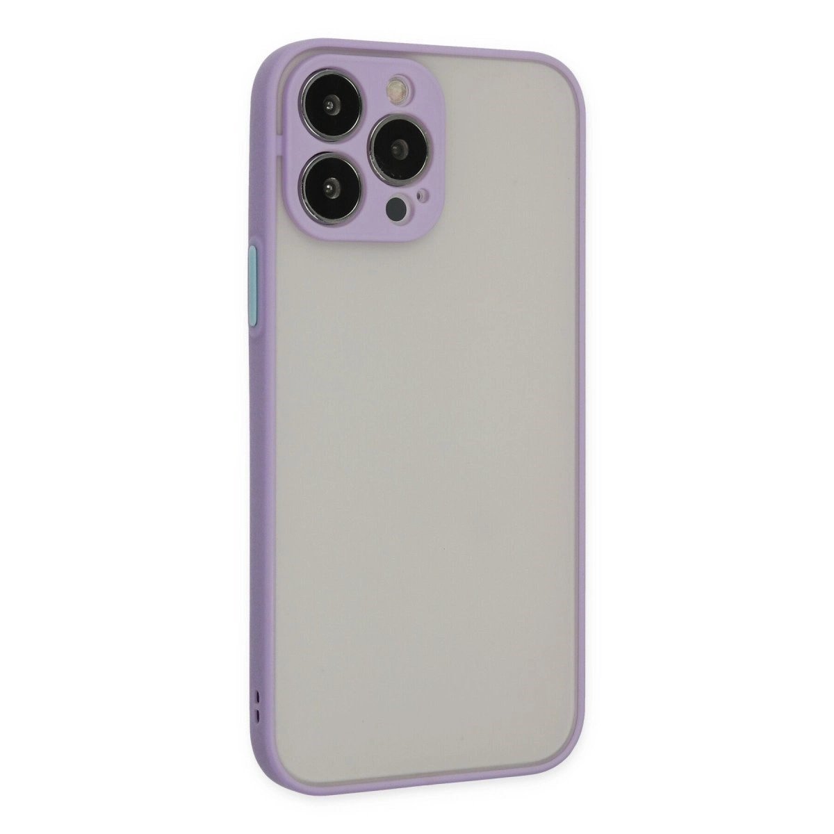 İphone 13 Pro Kılıf Montreal Silikon Kapak - Mor