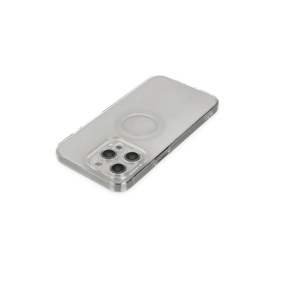 İphone 13 Pro Kılıf Santa Lens Silikon - Şeffaf
