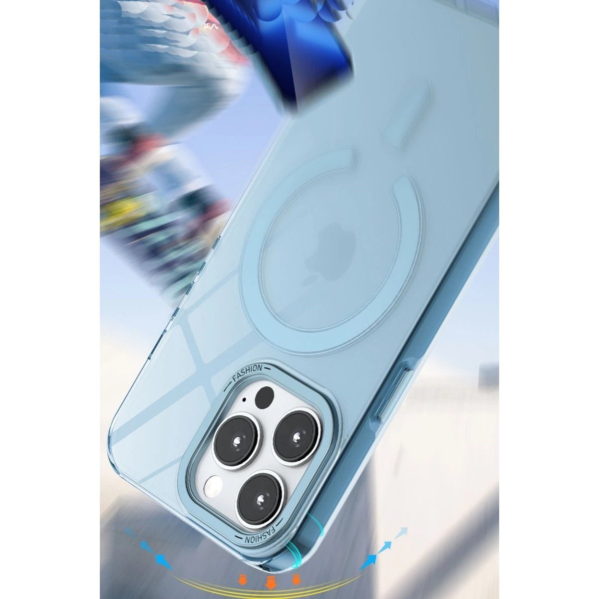 İphone 13 Pro Kılıf Troy Magsafe Kapak - Mor