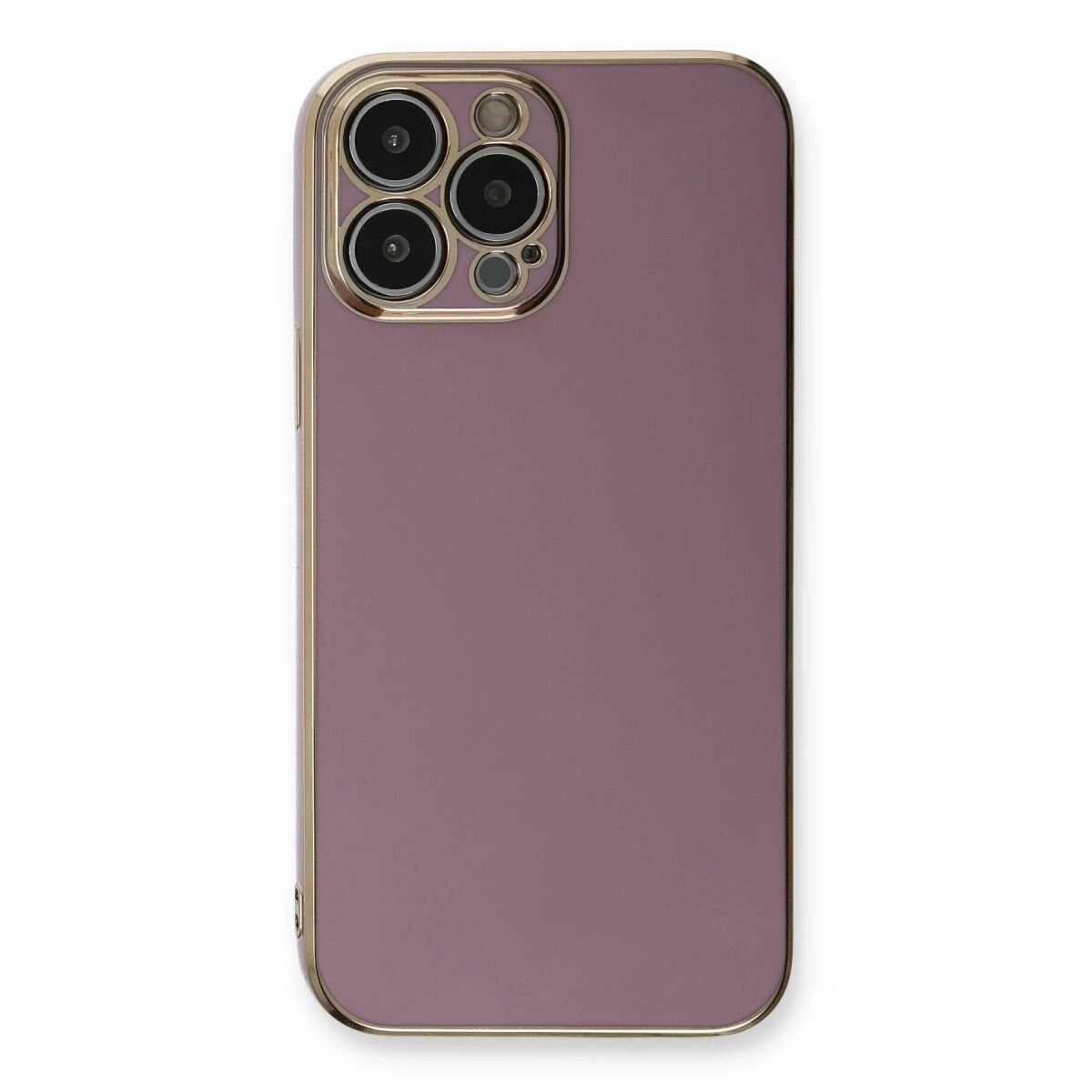 İphone 13 Pro Kılıf Volet Silikon - Mor