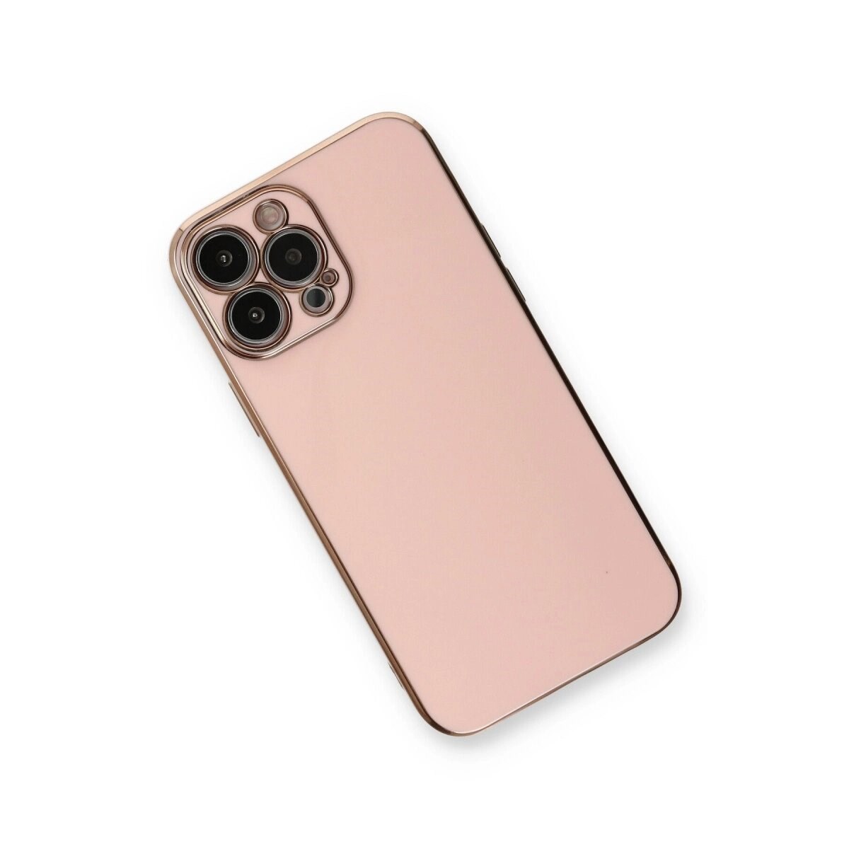 İphone 13 Pro Kılıf Volet Silikon - Pembe