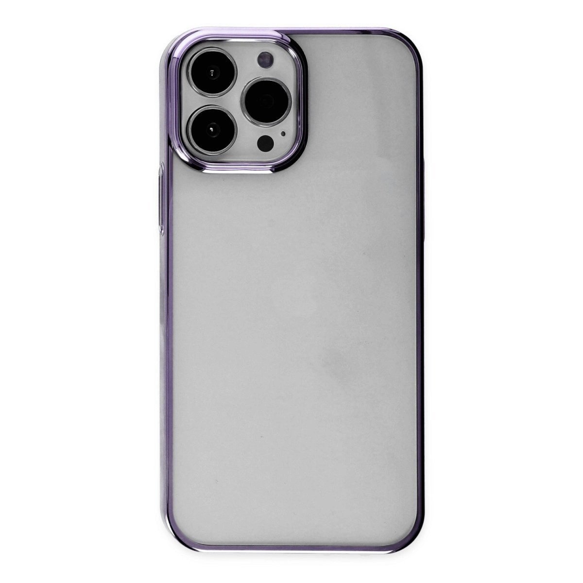 İphone 13 Pro Max Kılıf Element Silikon - Mor