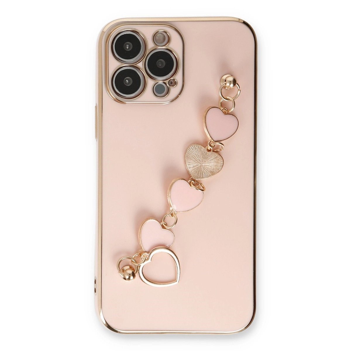 İphone 13 Pro Max Kılıf Esila Silikon - Pudra