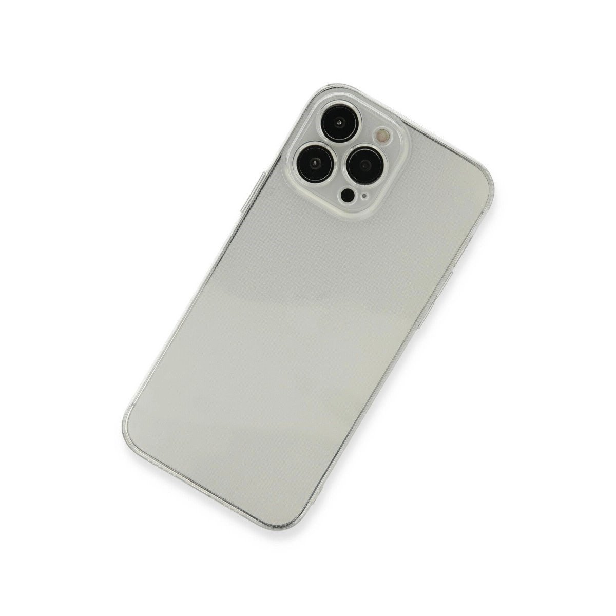 İphone 13 Pro Max Kılıf Fly Lens Silikon - Şeffaf
