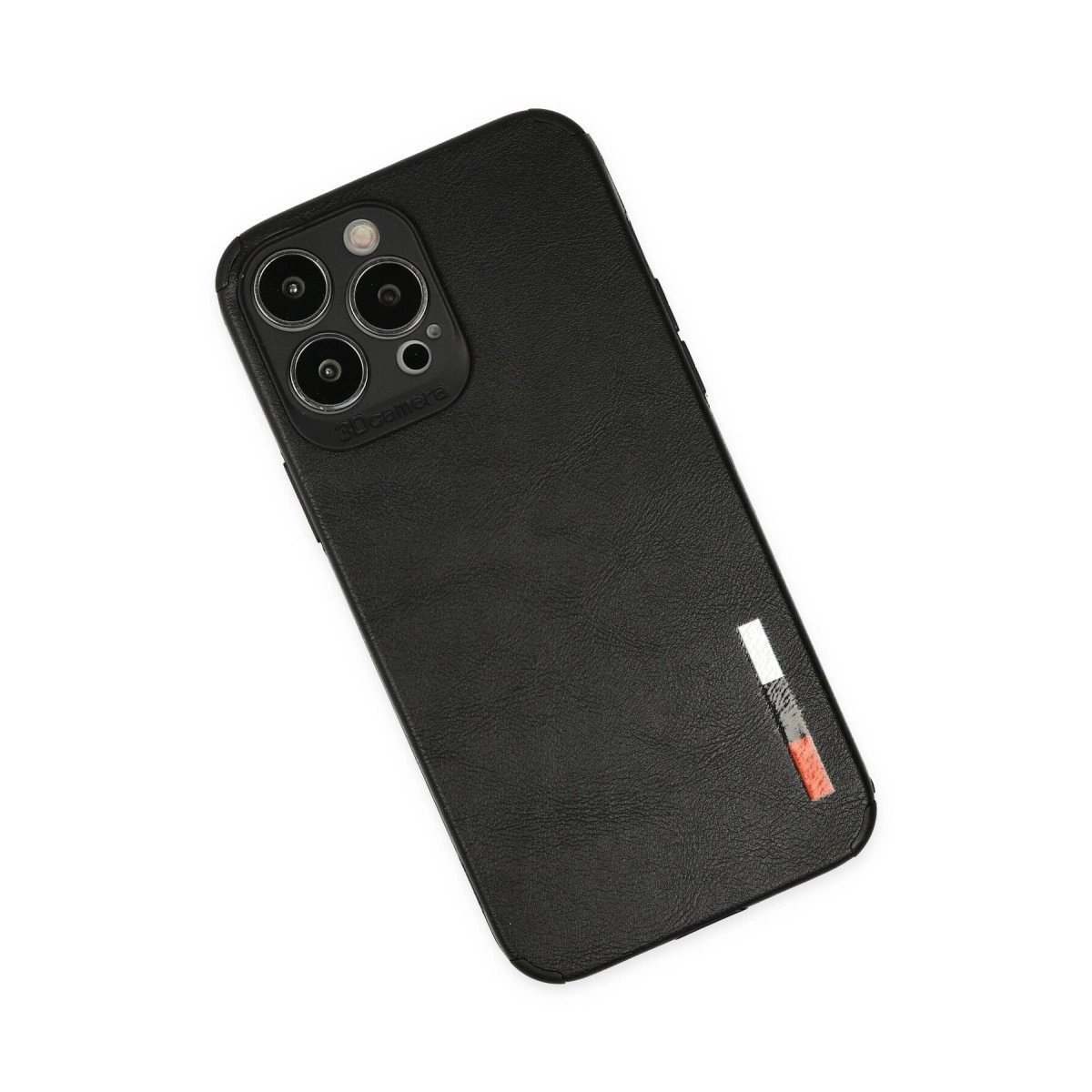 İphone 13 Pro Max Kılıf Loop Deri Silikon - Siyah