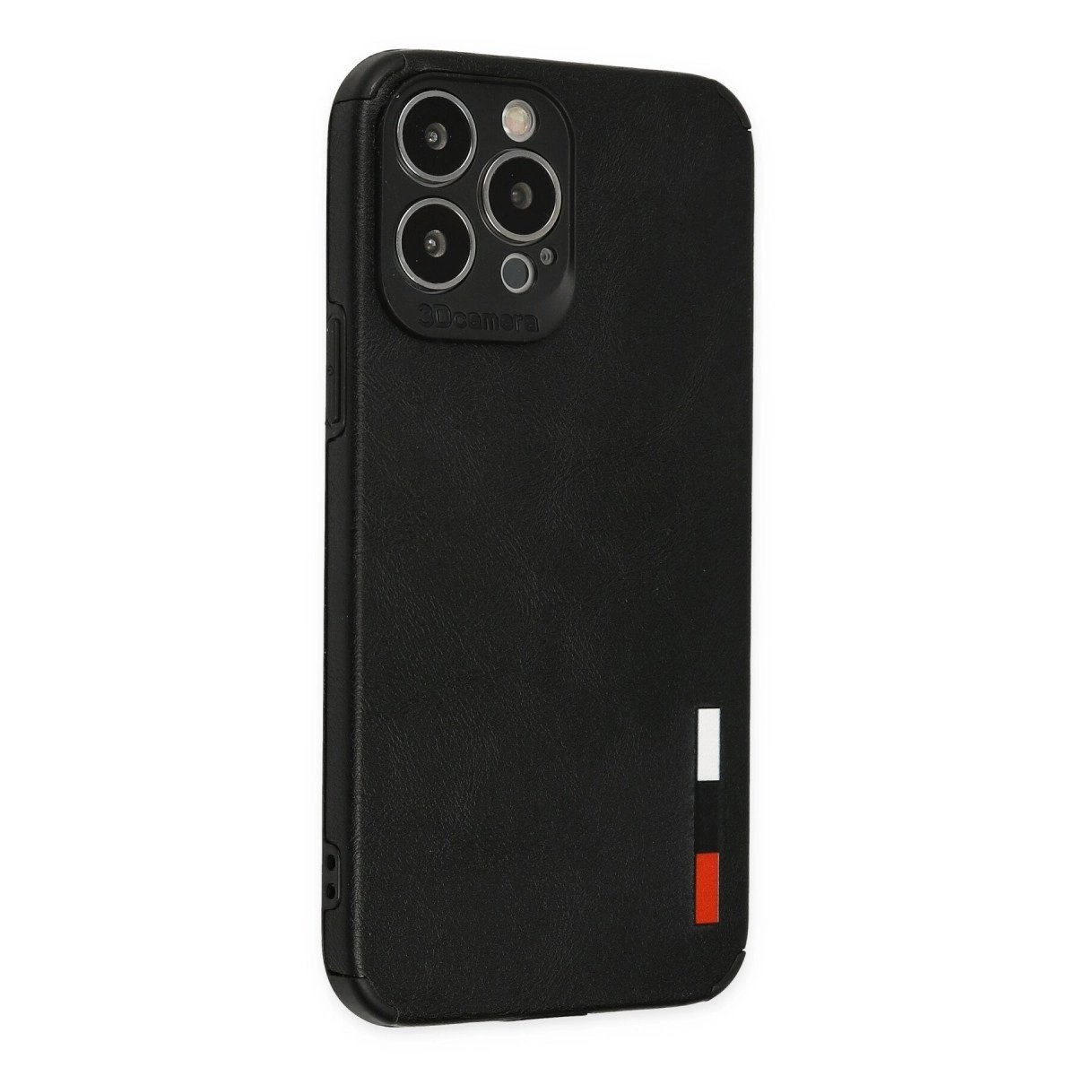 İphone 13 Pro Max Kılıf Loop Deri Silikon - Siyah