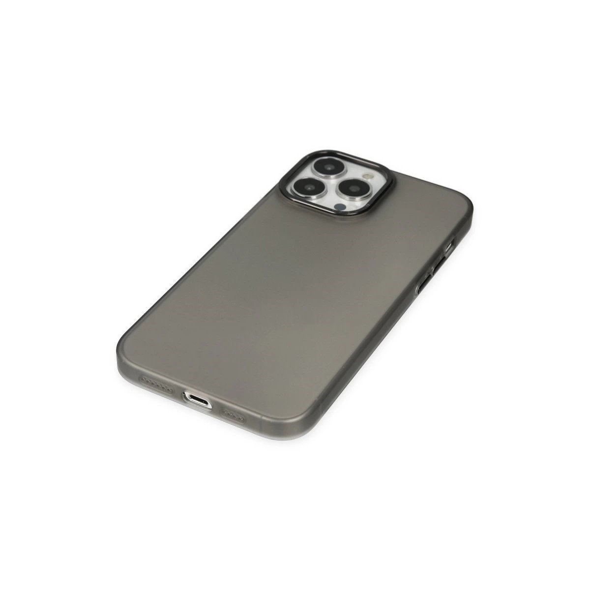 İphone 13 Pro Max Kılıf Modos Metal Kapak - Siyah
