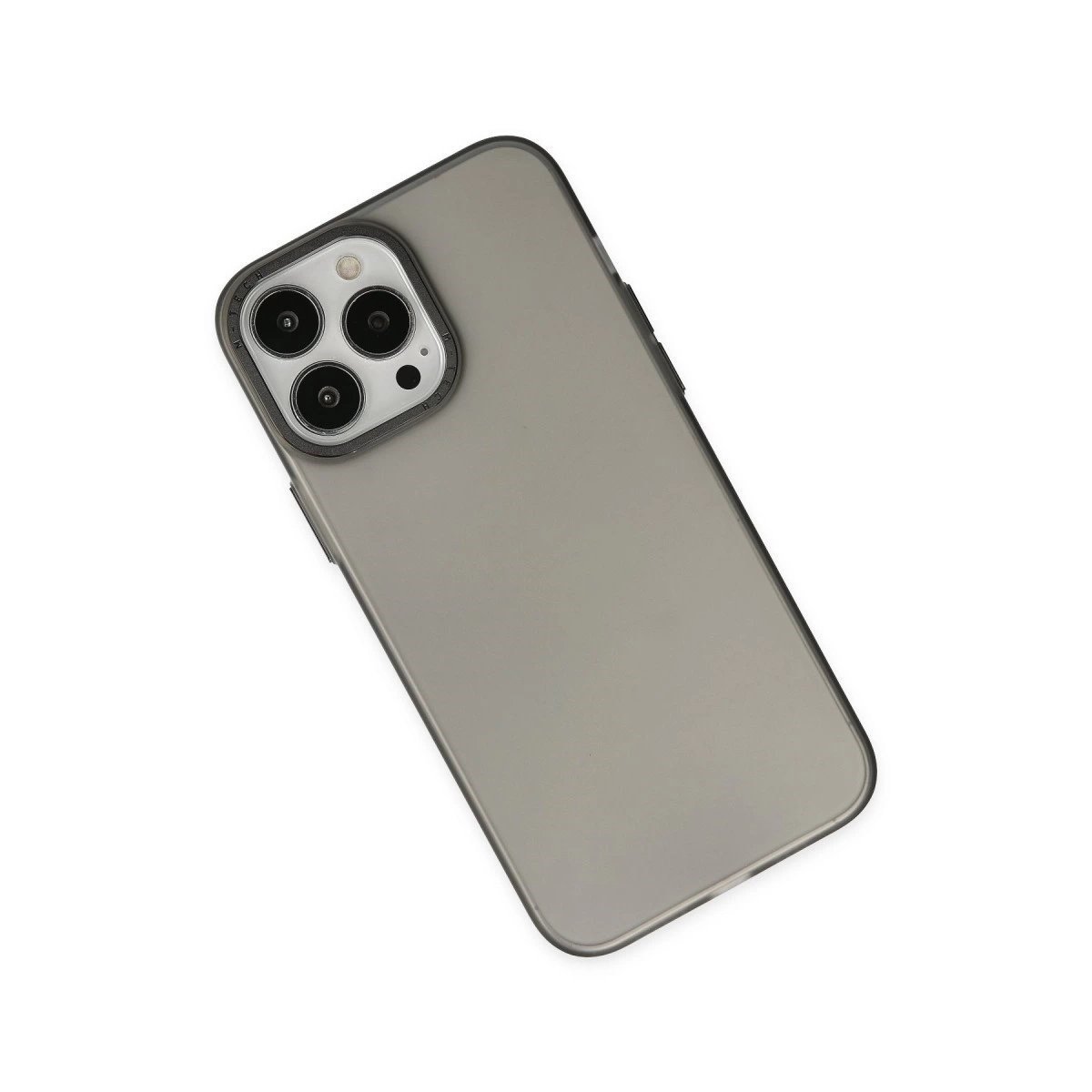 İphone 13 Pro Max Kılıf Modos Metal Kapak - Siyah