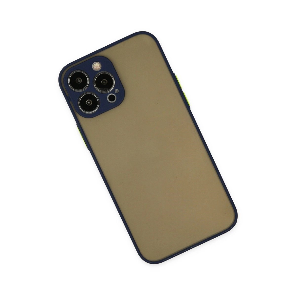 İphone 13 Pro Max Kılıf Montreal Silikon Kapak - Lacivert
