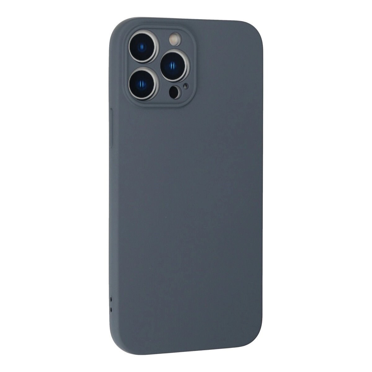 İphone 13 Pro Max Kılıf Nano İçi Kadife Silikon - Gri