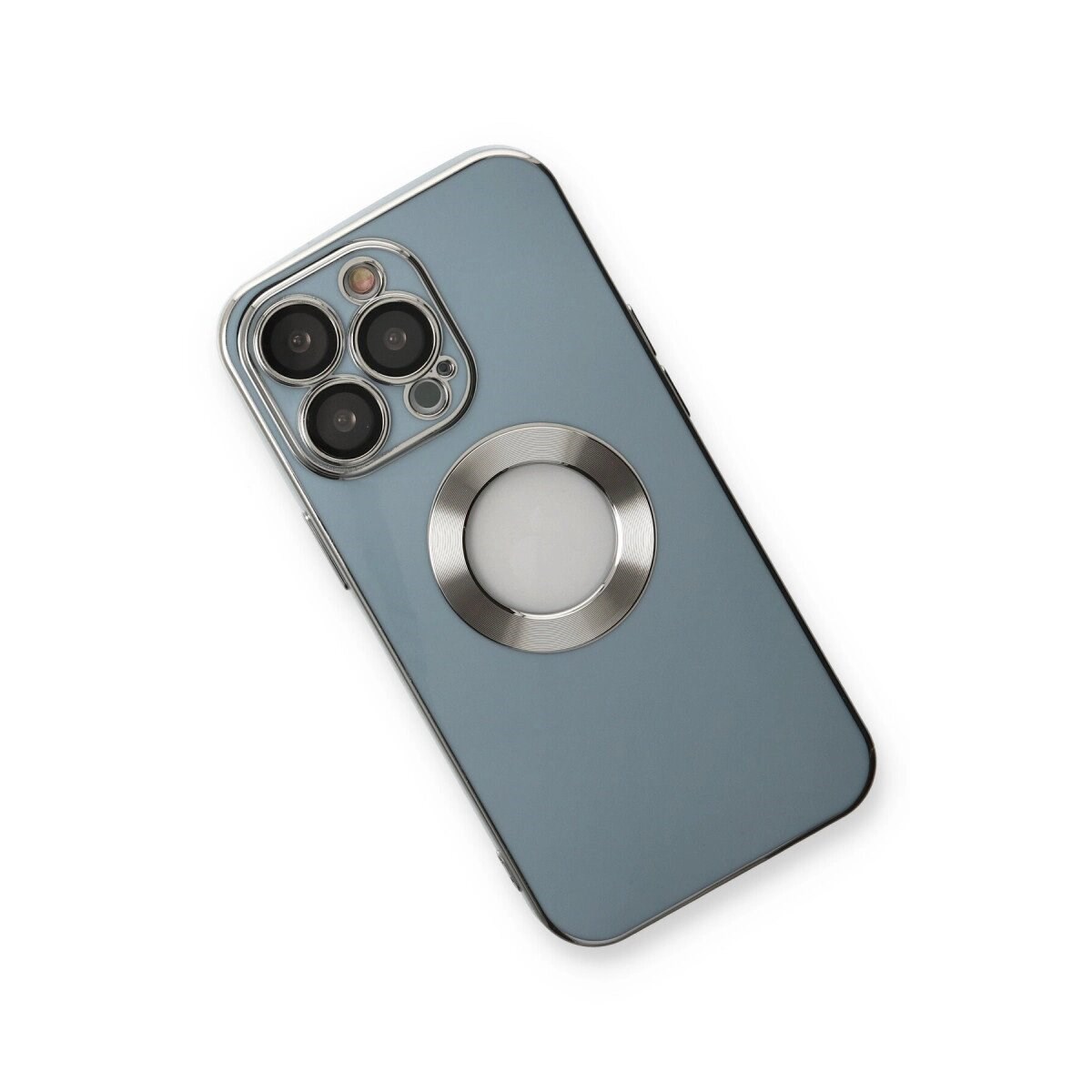 İphone 13 Pro Max Kılıf Store Silikon - Sierra Blue
