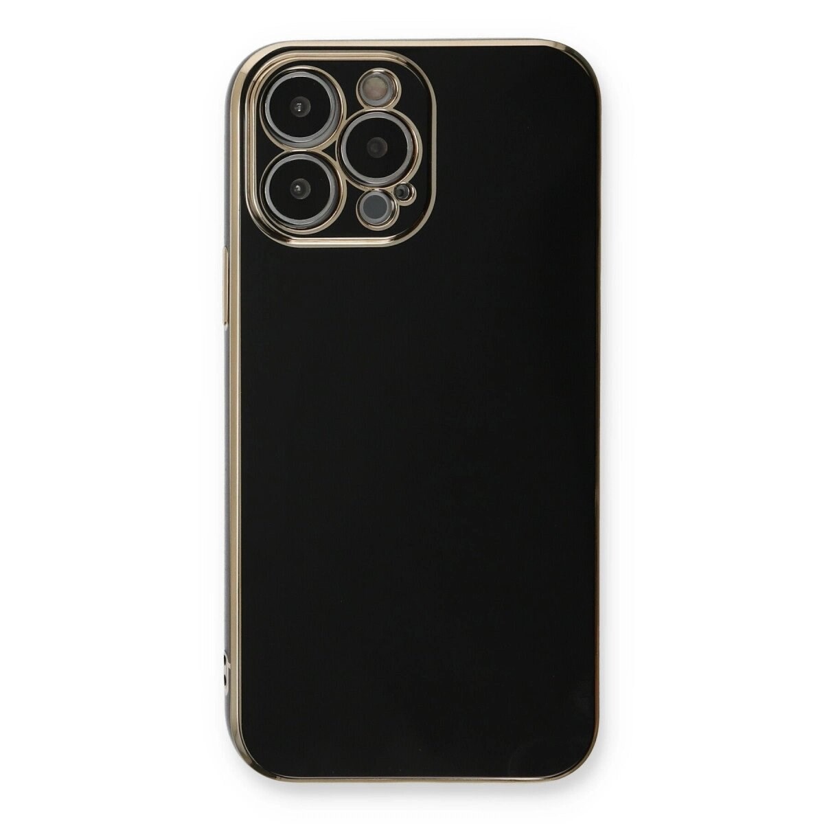 İphone 13 Pro Max Kılıf Volet Silikon - Siyah