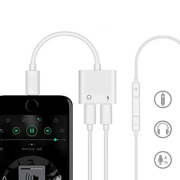 İPhone 14- 13-12-11- Lightning Kulaklık +Şarj Usb Adaptörü-(1903)