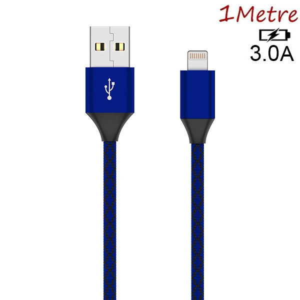 İPhone 14-13-12 11 3.0A Hızlı Halat Usb Şarj Kablosu 1MM-(1903)