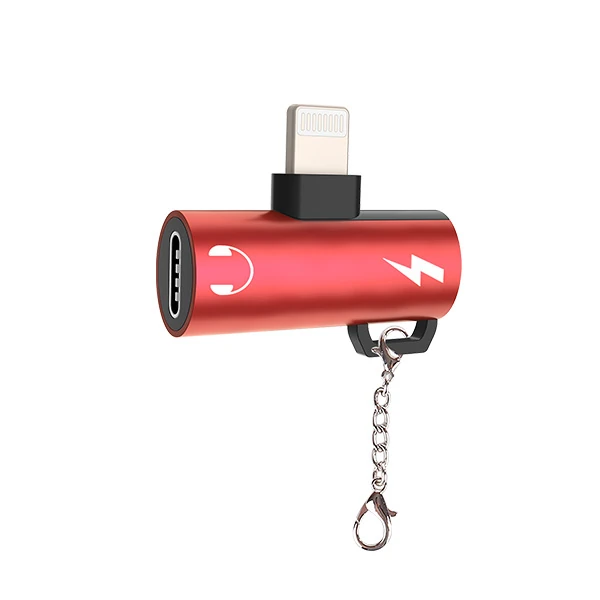 İPhone 14-13-12-11 Dual Lightning Girişli Şarj Dönüştürücü Başlık Adaptör-(1903)