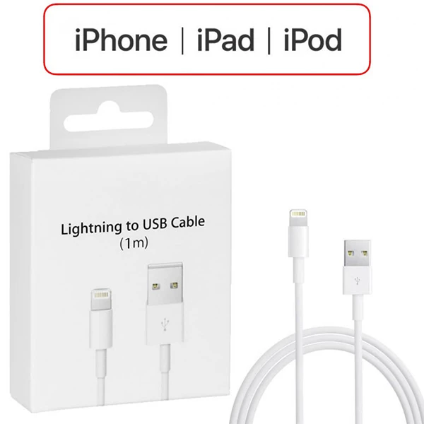 İPhone 14-13-12-11 XR XS 8-7 Lİghtİng 1metre Usb Şarj Kablosu-(1903)
