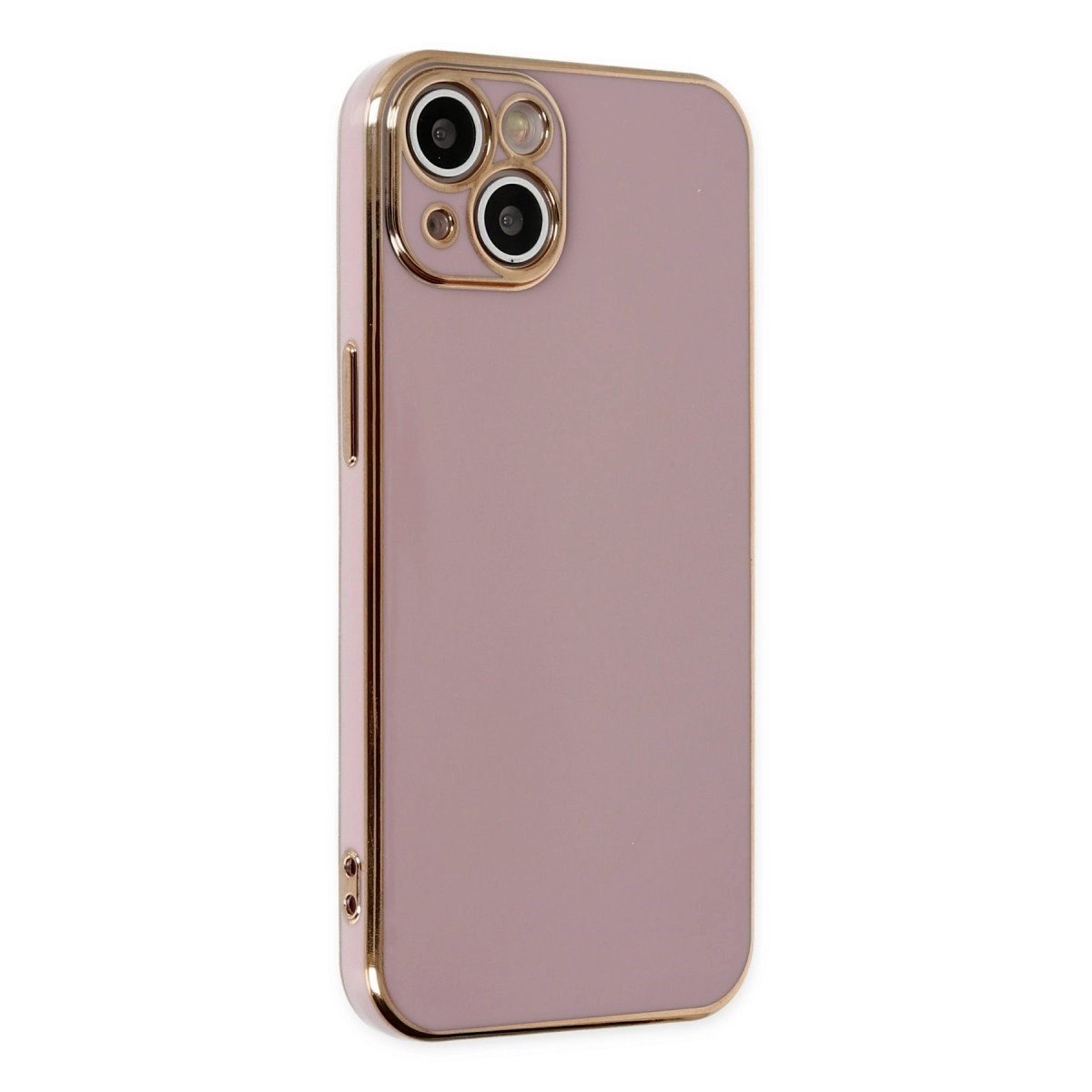 İphone 14 Kılıf Volet Silikon - Mor
