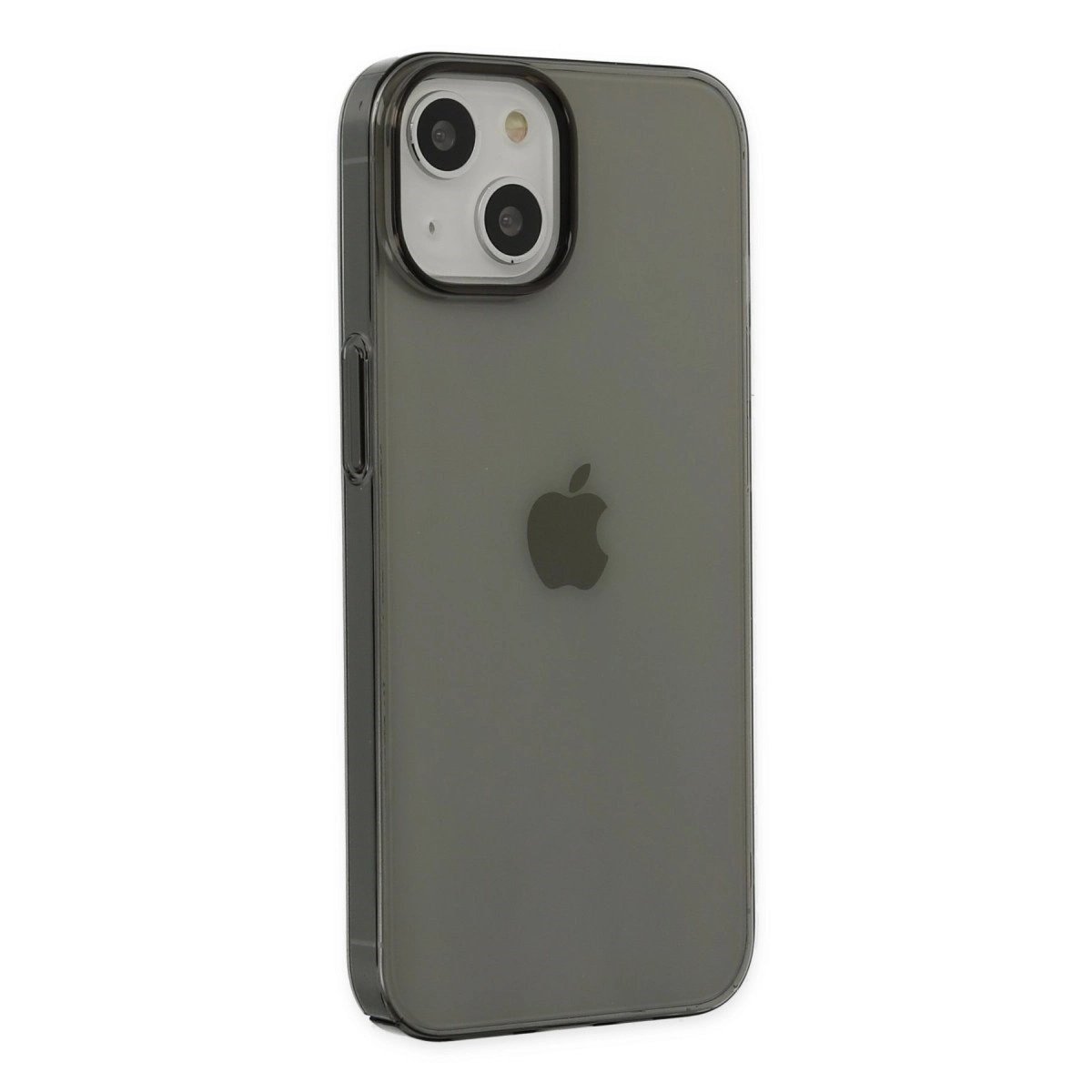 İphone 14 Plus Kılıf Pc Sert Şeffaf Kapak - Siyah