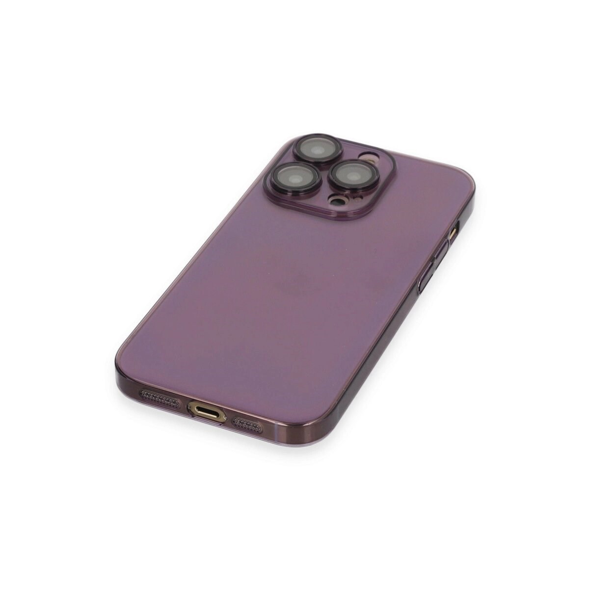 İphone 14 Pro Kılıf Armada Lensli Kapak - Derin Mor