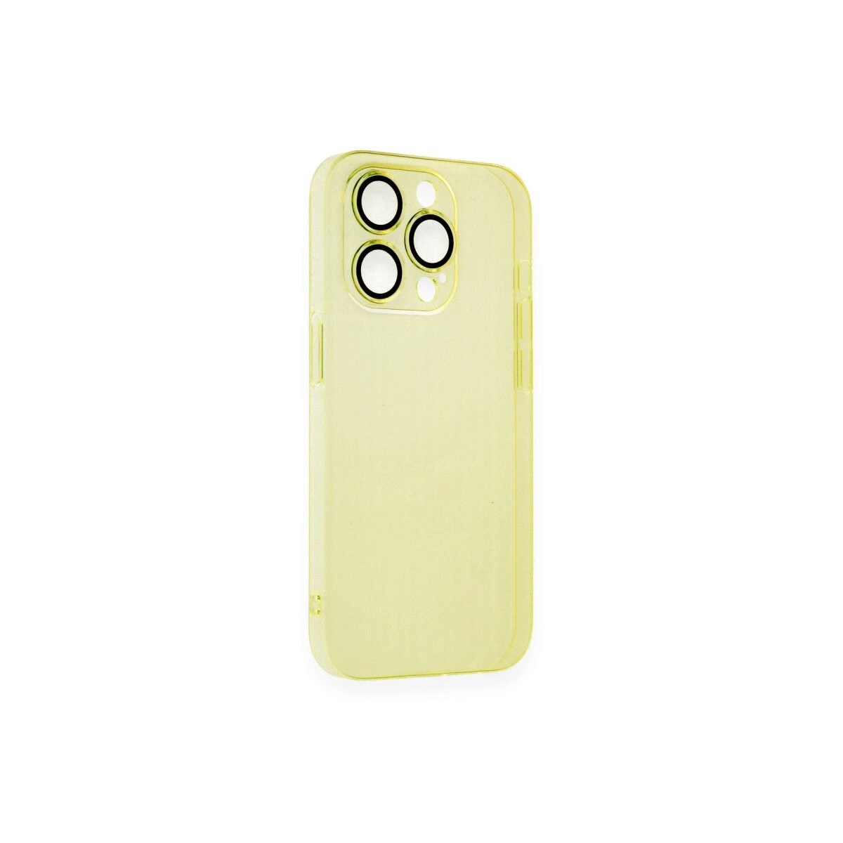 İphone 14 Pro Kılıf Armada Lensli Kapak - Sarı