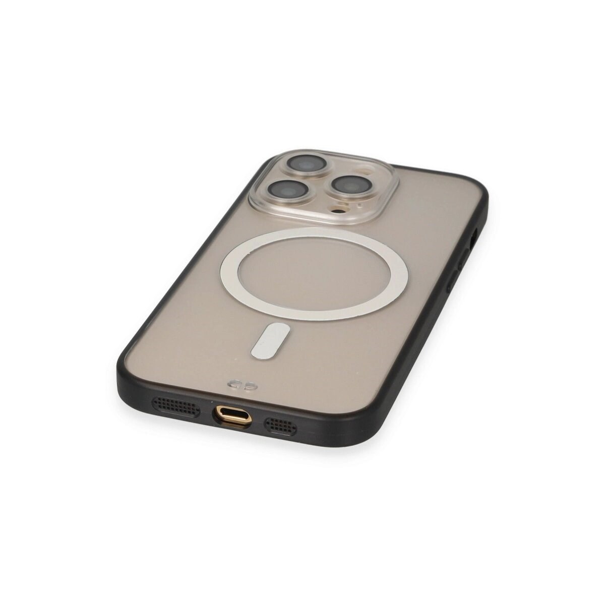 İphone 14 Pro Kılıf Grand Magneticsafe Kapak - Siyah
