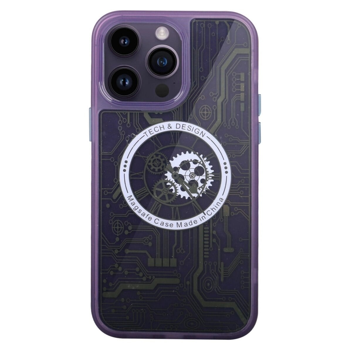 İphone 14 Pro Kılıf Magic Magneticsafe Silikon - Derin Mor
