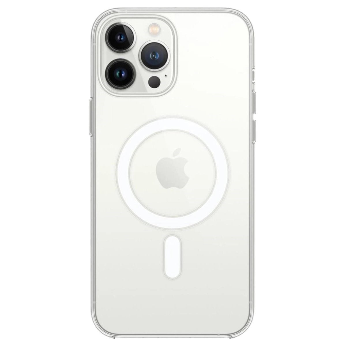 İphone 14 Pro Kılıf Magneticsafe Şeffaf Silikon - Şeffaf