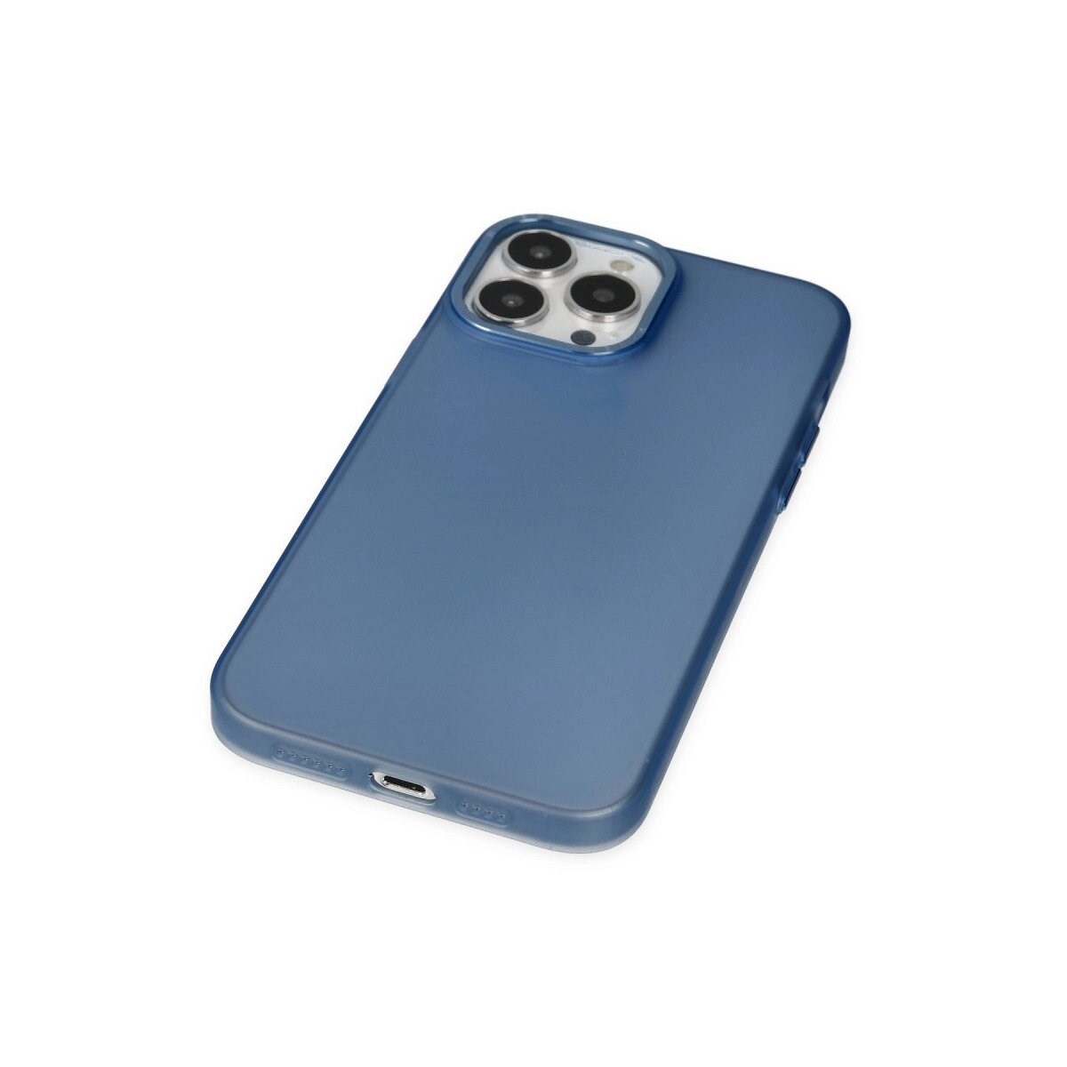 İphone 14 Pro Kılıf Modos Metal Kapak - Lacivert