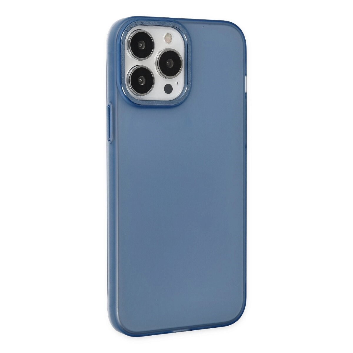 İphone 14 Pro Kılıf Modos Metal Kapak - Lacivert