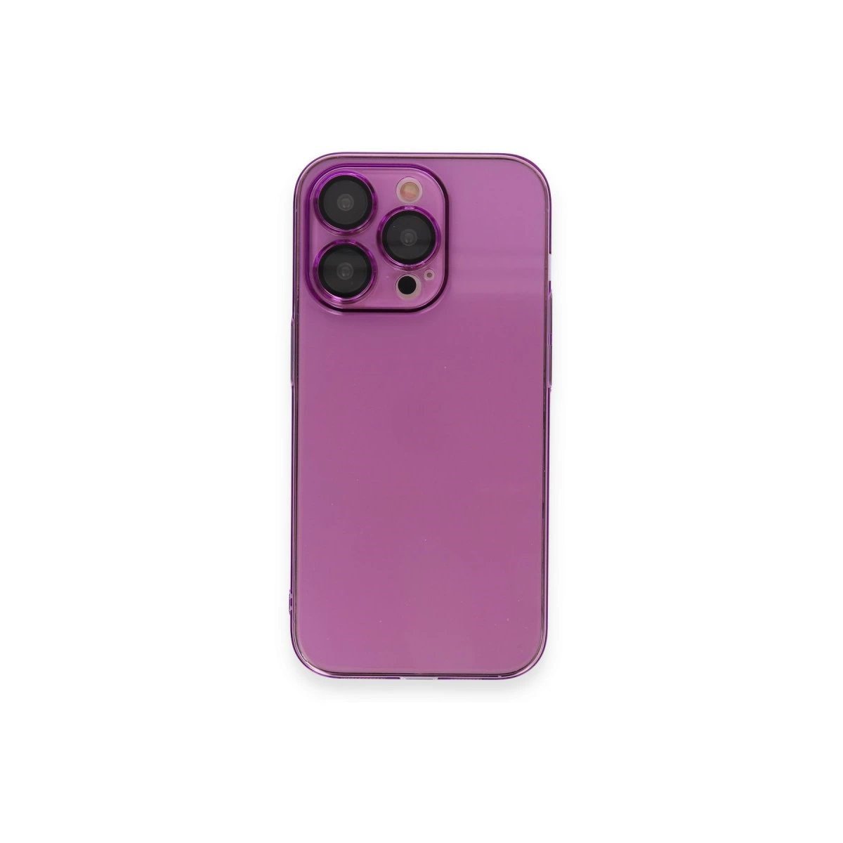 İphone 14 Pro Max Kılıf Armada Lensli Kapak - Mor