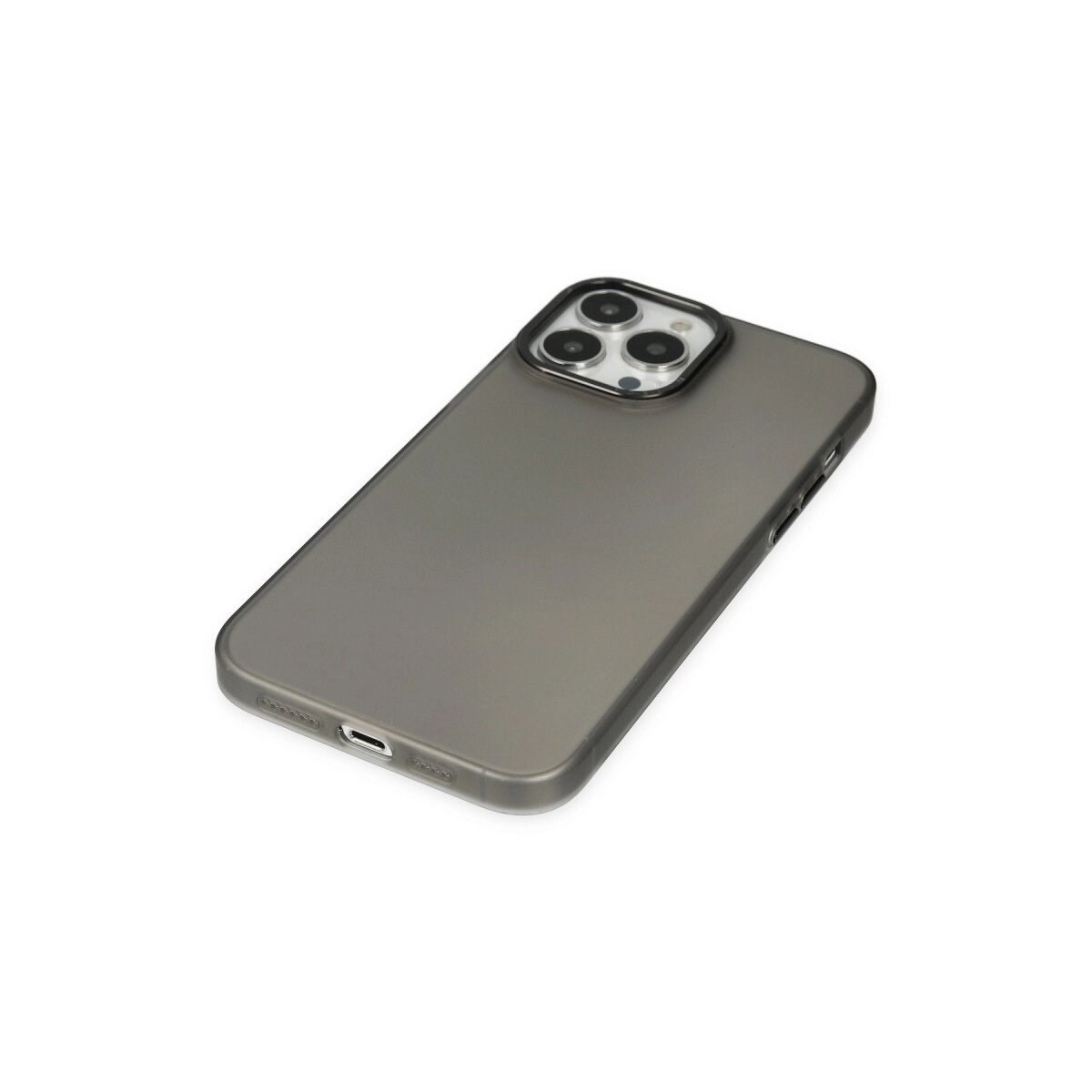 İphone 14 Pro Max Kılıf Modos Metal Kapak - Siyah