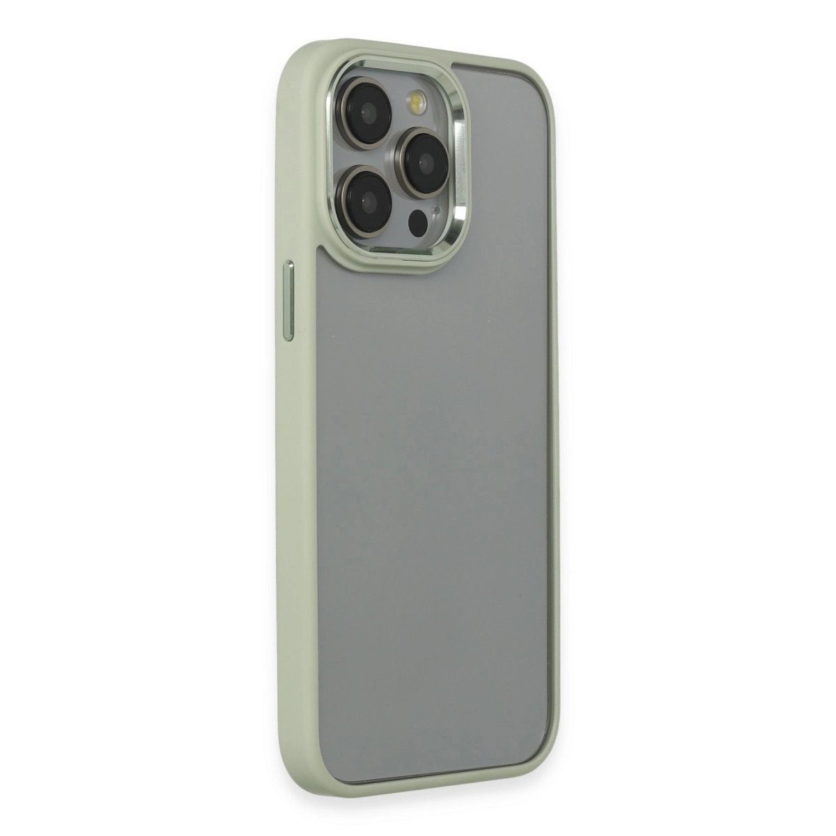 İphone 14 Pro Max Kılıf Power Silikon - Yeşil