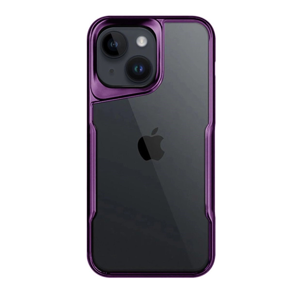 İphone 15 Kılıf Boyi Silikon Kapak - Derin Mor